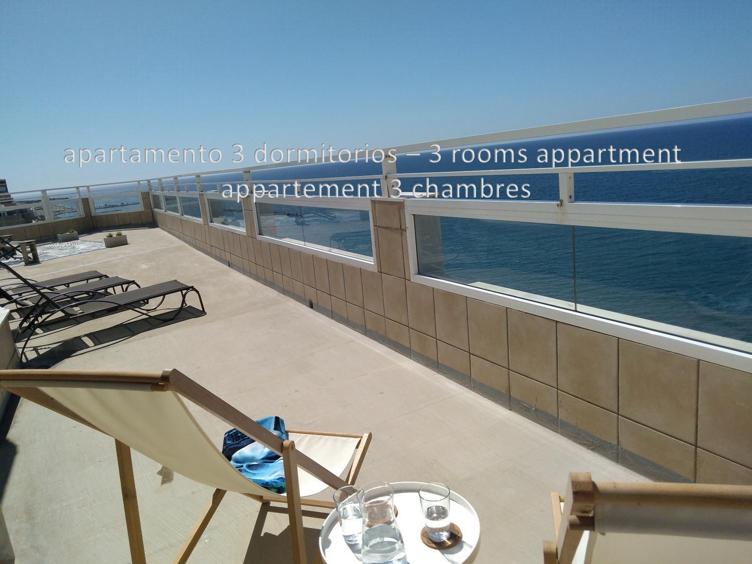 Increible Atico Con Vistas A La Bahia De Almeria Exterior photo