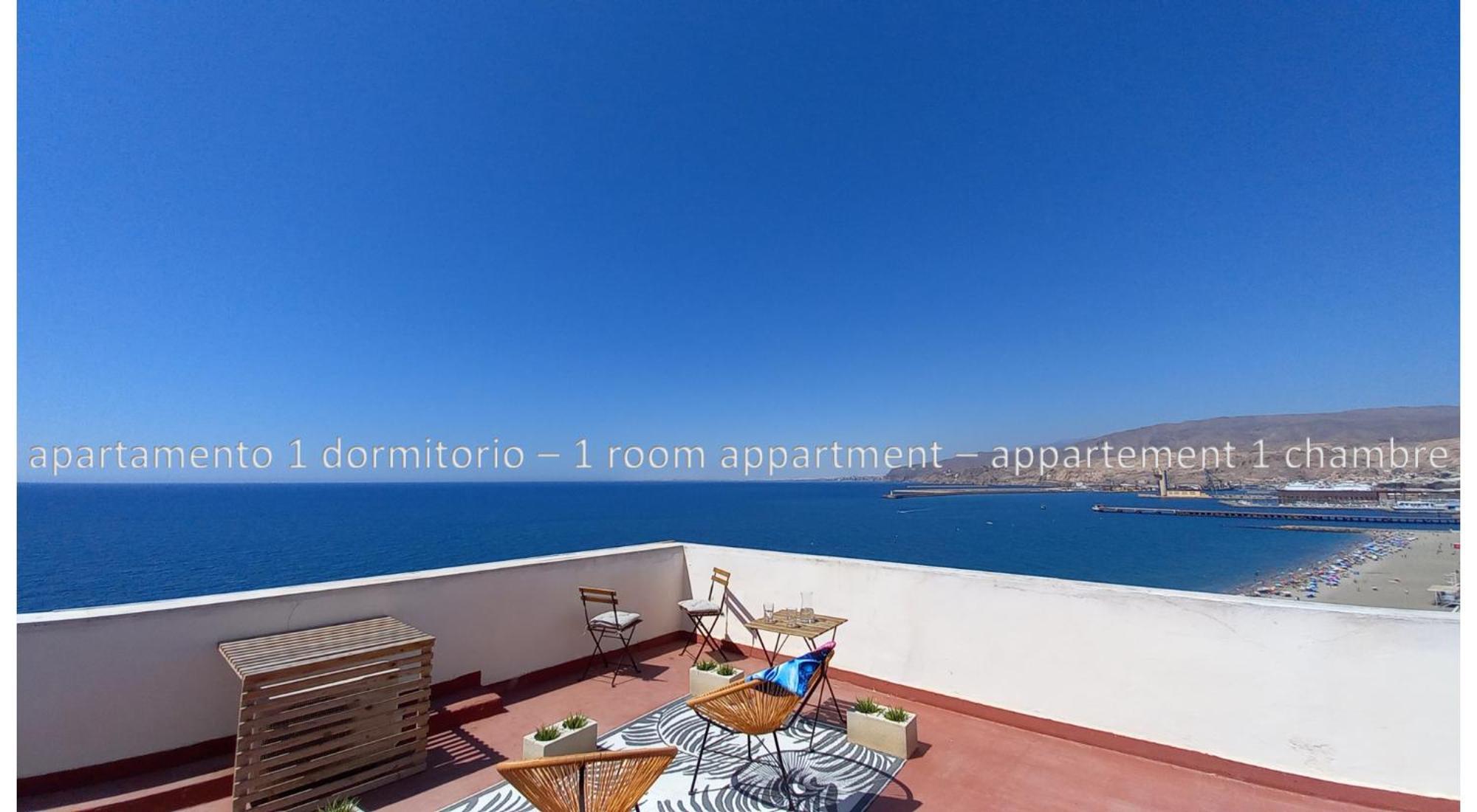 Increible Atico Con Vistas A La Bahia De Almeria Exterior photo